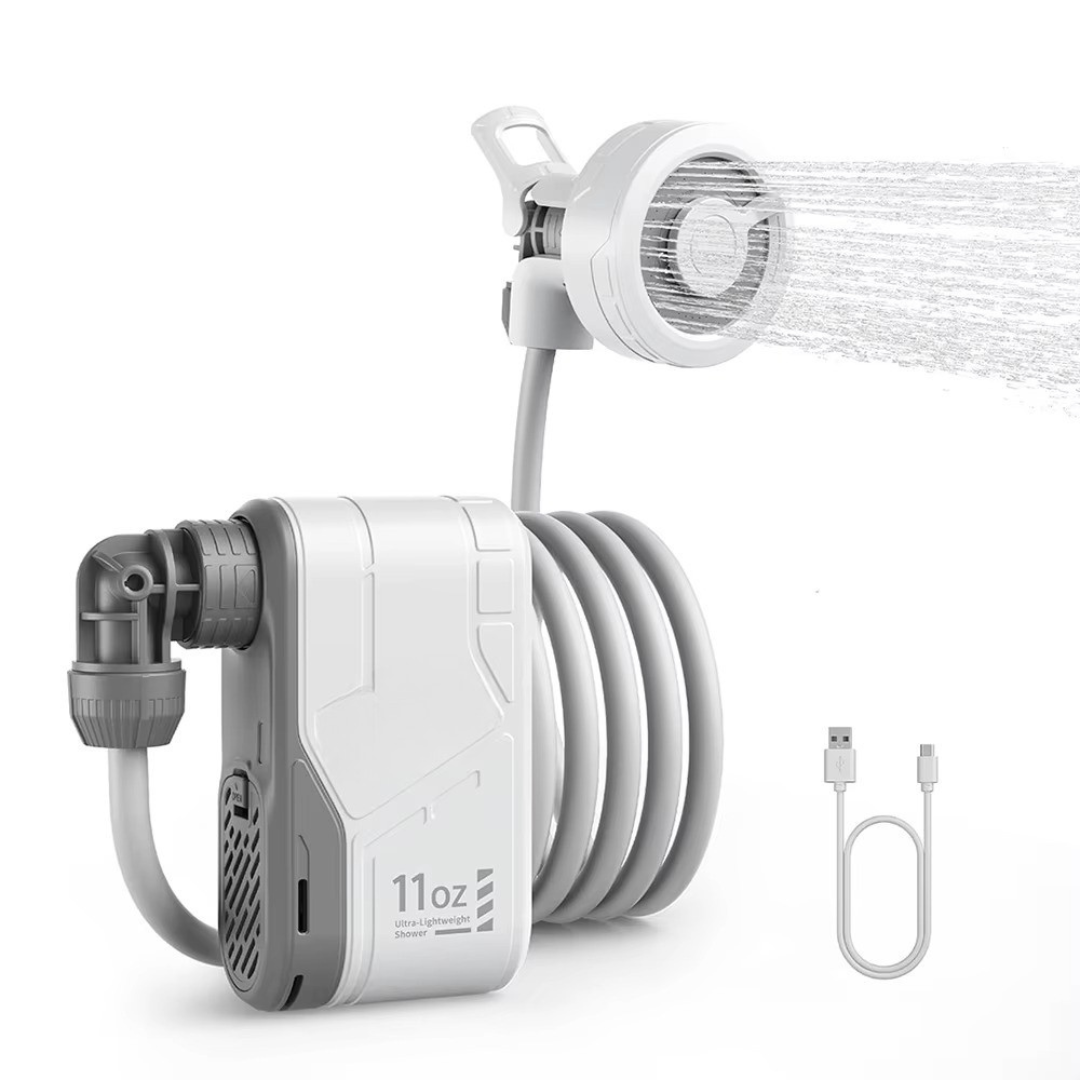 Compact & Rechargeable Electric Camping Shower