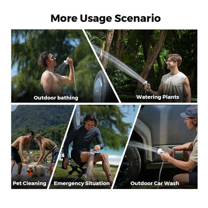 Compact & Rechargeable Electric Camping Shower